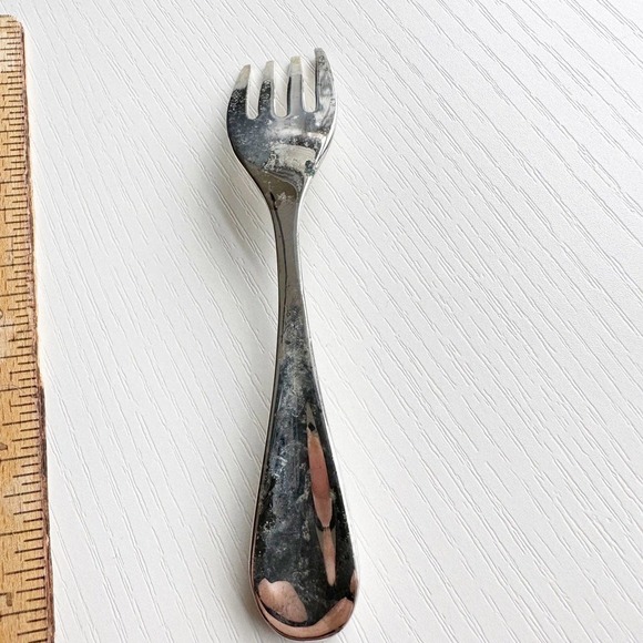 C.R. Gibson Teddy Bear Silver Plated Baby Fork - Picture 6 of 6